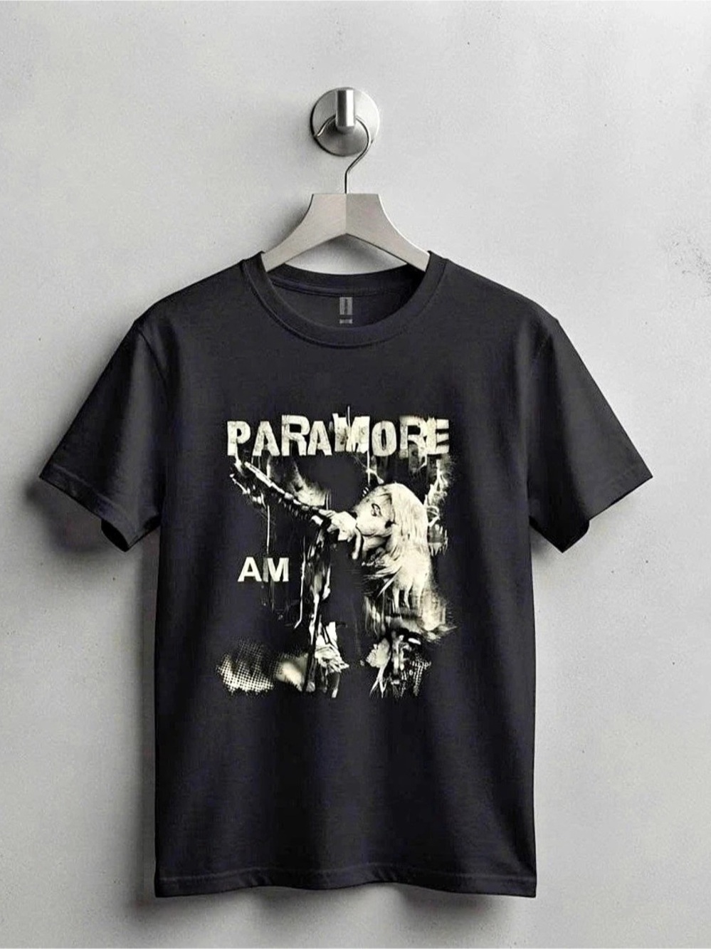 Paramore Band Graphic Tee Black Short Sleeve Rock Pop Punk Shirt